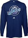 Utah Jazz adidas Primary Logo Long Sleeve T-Shirt