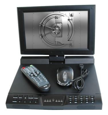 New Four Channel H264 Networkable DVR With 10.4 TFT LCD Security Monitor Programmable Schedule