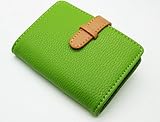 【COKO　自社ブランド　全9色】高品質PUレザー 26ポケット カードホルダー　・カードケース　ポイントカード　コンパクト (グリーン)