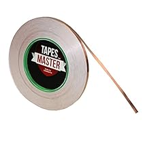 1/4 inch x 55 yds Copper Foil Tape - (6mm x 50m) - EMI Shielding Conductive Adhesive
