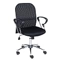 Marlin Mesh Chair - Black/ Chrome