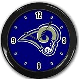St. Louis Rams Wall Clock Black Great Unique Gift Idea
