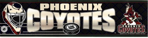 PHOENIX COYOTES NHL (TYPE 1) decal bumper sticker