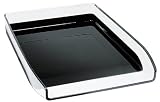 Zoom Produkt-Bild: Wedo 660801 Briefablage Starlet Kunststoff A4 glasklar/schwarz