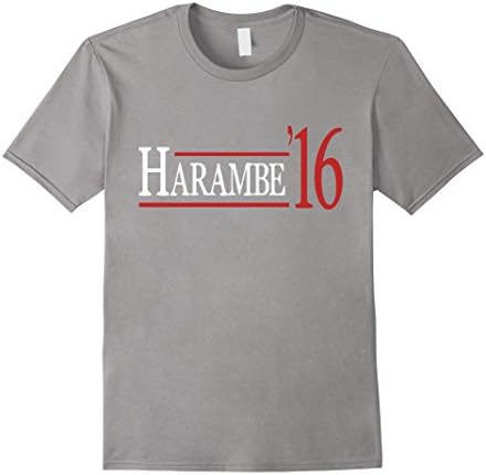 Men's Haram-be Gorilla 2016 T-Shirt Medium Slate