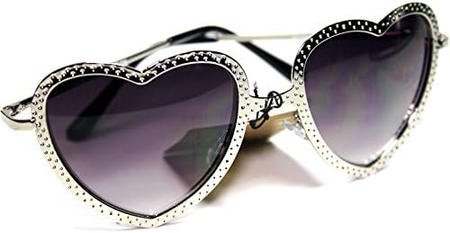 #CB1-HC1 Celebrity Eyewear Sexy Heart Women's Women's Sunglasses + Hard Case