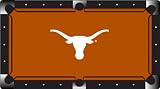 Texas Longhorns Billiard Cloth - 8 Foot Billiard Table Felt