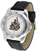 Central Florida Knights Suntime Mens Sports Watch w/ Leather Band - NCAA College Athletics