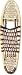 G&V Modified Bear Paw Snowshoes 10" x 36" Wood Frame