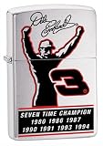 Zippo Lighter Dale Eanhard 7 Time, Brushed Chrome