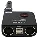 Lenmar Auto 2 Port 12V DC Auto Socket Duplicator Plus 2 USB Port (SSPU2)