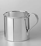 Sterling Silver Beaded Handle Baby Cup
