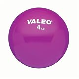 4 lb Weighted Fitness Ball with Soft Vinyl Covering