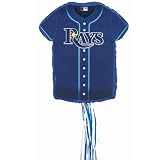 Tampa Bay Rays Baseball - Shirt Shaped Pull-String Pinata