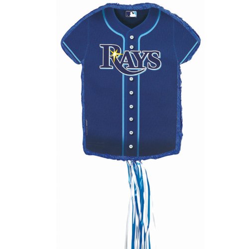 Tampa Bay Rays Baseball - Shirt Shaped Pull-String Pinata