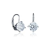 Crislu 4-Prong Leverback Earrings (3.00 cttw)