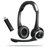 New Logitech ClearChat Wireless Black Headset Microphone #981-000068 1-Year Manufacturer Warranty