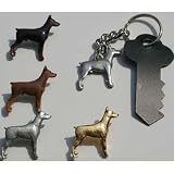 Jewelry : Doberman Pinscher Gold Pin