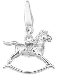 Sterling Silver LARGE ROCKING HORSE Charm