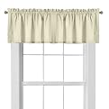 Peach Skin Tailored Valance - Ivory (42x15")