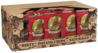 Dirty Potato Chips Mesquite BBQ 25ct - COS