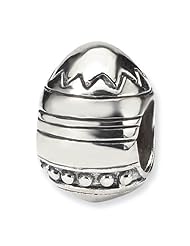 Sterling Silver Easter Egg Charm Bead Fits Pandora Chamilia Biagi Bracelet