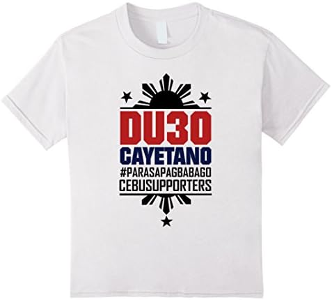 Kids Duterte t shirts, Duterte For President Philippines DU30 8 White