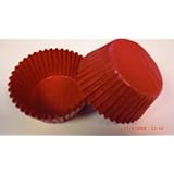 Glassine Baking Cups, Standard, 50 Count, Red