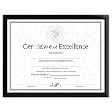 DAX Value U-Channel Document Frame With One Blank Certificate 8-1/2 X 11 Bl ....