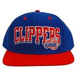 NBA Los Angeles Clippers Wave Snapback Cap Hat - Blue Red