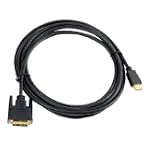 Pyle Home PHDMDVI12 High Definition HDMI Male to DVI Male Video Cable (12 ft.)