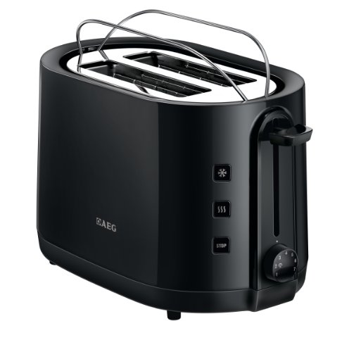 AEG AT 3200 Automatic Toaster EasySense / Doppelschlitz / mit integriertem Brötchenaufsatz / Cool-Touch Gehäuse