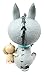 Furry Bones Quixote Donkey Monkey Costume Skeleton Monster Sit Up Ornament Figurine
