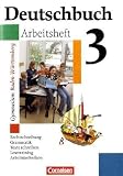 Produkt-Bild: Deutschbuch - Gymnasium Baden-W&uuml;rttemberg: Band 3: 7. Schuljahr - Arbeitsheft mit L&ouml;sungen: Mit L&ouml;sungen. Rechtschreibung, Grammatik, Texte schreiben, Lesetraining, Arbeitstechniken