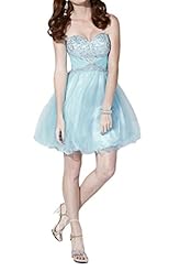 Strapless Natural   Waistline Cocktail Charmeuse/Tulle Beaded Open-Back Homecoming Dress 