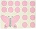DK Leigh Vinyl Wall Art, Motif Pink and Brown