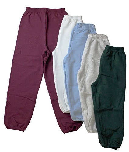 Hanes Premium Boy's Cotton fleece sweat pants 2-pack