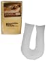 Comfort-U Total Body Full Support Pillow and an Extra 100% Cotton Natural Pillowcase