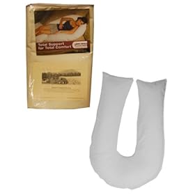  Comfort-U Total Body Full Support Pillow and an Additional 100 Cotton Natural Pillowcase(Package includes 2 Pillowcases): Electronics