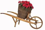 Achla VCA-02 Colonial II Wheelbarrow - Beech Wood/Hand Rubbed