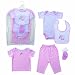Hudson Baby Gift Collection, 6 Piece, Girl, 0-3 Months Hudson Baby Gift Collection, 6 Piece, Girl, 0-3 Months