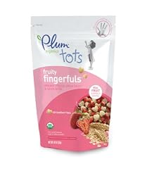 Plum Organics Fruity Fingerfuls, I Heart Strawberries, 0.82-Ounce Pouches (Pack of 6)