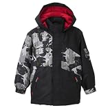 Boys' Cherokee Tech Jacket - Black Camouflage