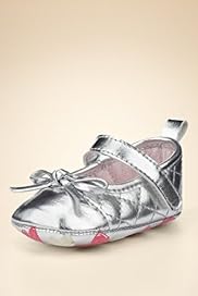 Quilted Bow Pram Shoes