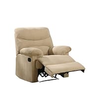 ACME Beige Microfiber Recliner