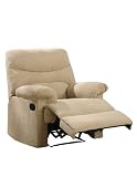 ACME Beige Microfiber Recliner