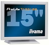 Iiyama Pro Lite T1530SR-B1 - LCD display - TFT - 15 - 1024 x 768 - 200 cd/m2 - 500:1 - 8 ms - 0.297 mm - DVI-D, VGA - speakers - white