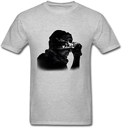 Nisnao Men's Call of Duty Black Ops III Ghost Logo Short Sleeve T-Shirt