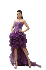 Beaded Organza Prom Dress 