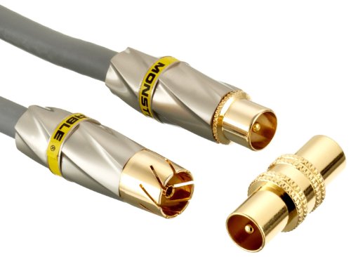 Monster 132563 Coaxial 350PCX PAL Antenna Cable - Antennenkabel (2 Meter) mit vergoldeten  Preisvergleich